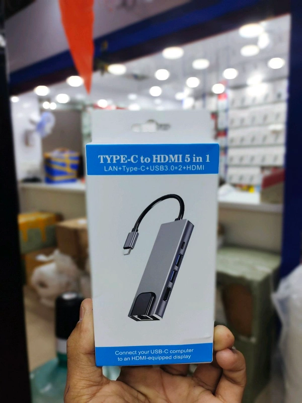 Type-c To HDMI 5 IN 1 Adapter 