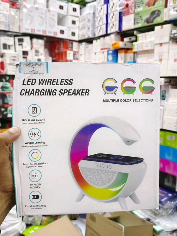 LED Wireless Charging And Speaker 