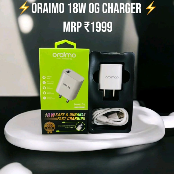 Oraimo 18W Fast Type C OG Charger