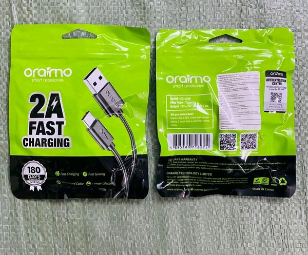 Oraimo 2A Fast Micro V8 Charging Cable