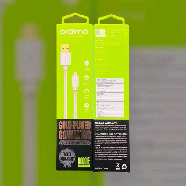 Oraimo 2A Fast Charging Cable (OCB-M102)