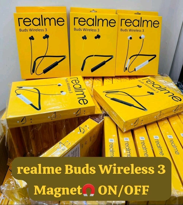 Realme buds wireless 3 magnet on / off