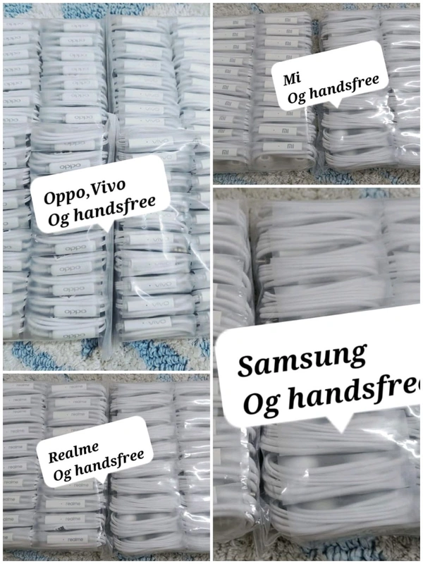 Oppo/Vivo/Samsung/Mi/Realme Earphone Og Quality 