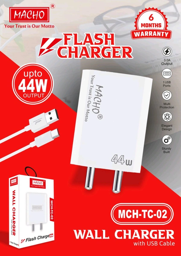 Macho 44W Flash Charger (MCH-TC-02)