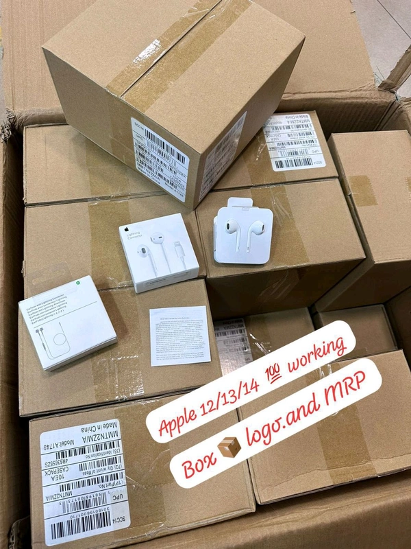 Iphone 12/13/14  💯 Working Box Peking Earphones 