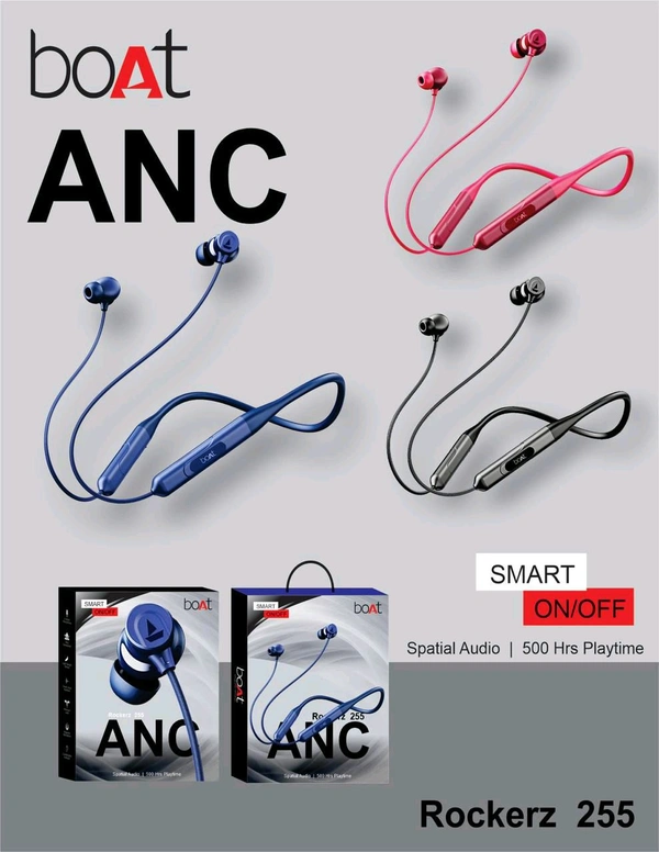 Boat Rockerz 255 ANC Neckband 