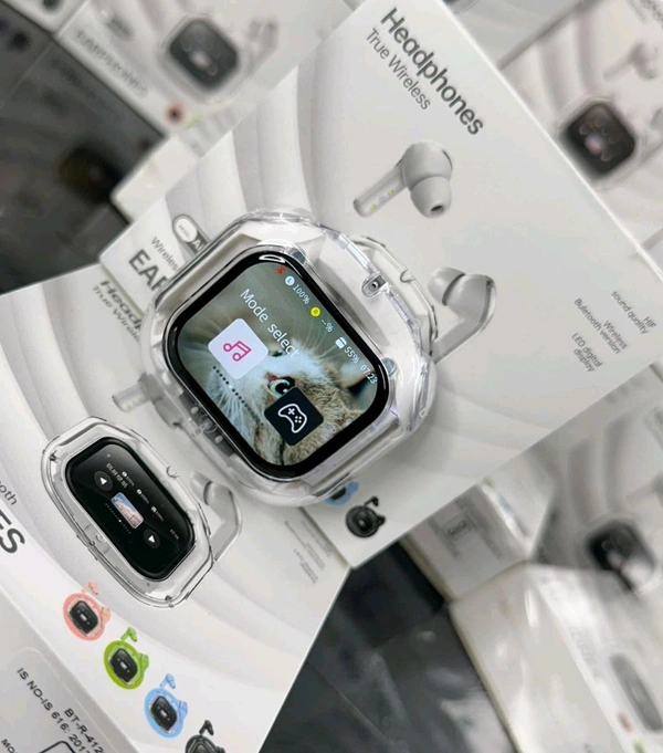 Headphones True Wireless LED Digital Display 