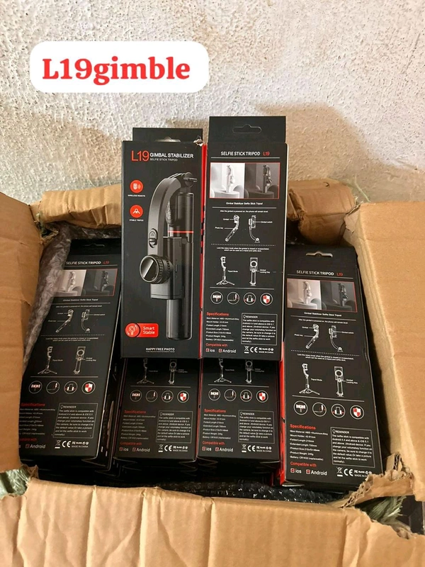 L19 Gimbal Stabilizer Self Stick Tripod 