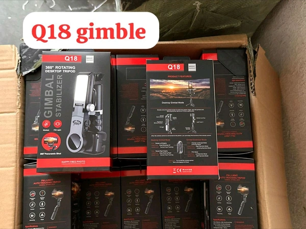 Q18 Gimbal 360° Rotating Desktop Tripod 