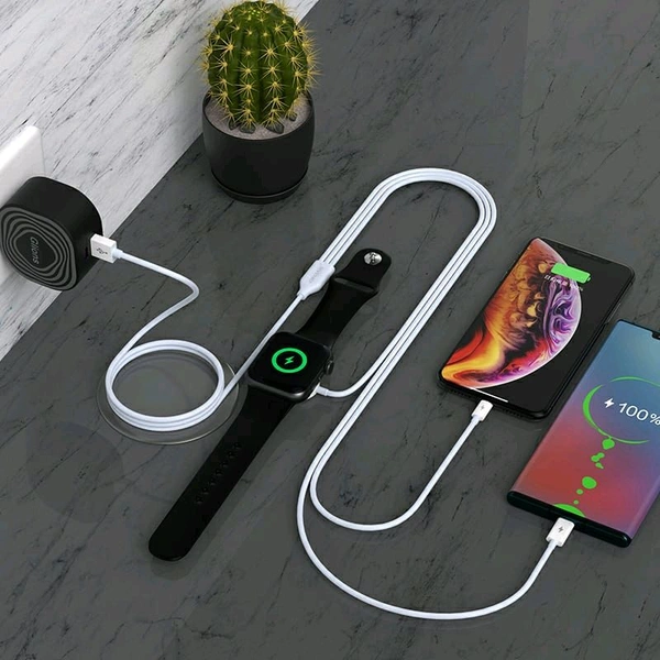 HB Plus BRAND 3 in 1 cable usb to watch + typ c + iphone*