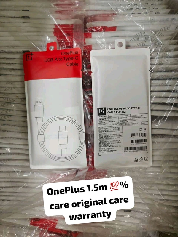 One Plus 10A 💯 % Usb-A to Type c Care Original data cable