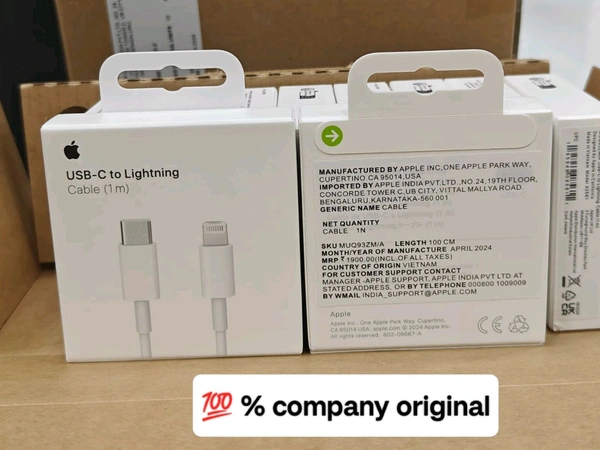 IPHONE C TO LIGNTNING 💯 CARE ORIGINAL CABLE