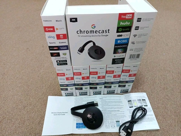 Chromecast TV Streaming Device By Google 