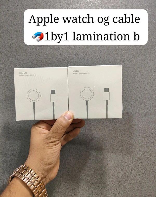 APPLE 🍎 MAGNETIC 🧲 WATCH CABLE 1BY1 LAMINATION CHINA PACK