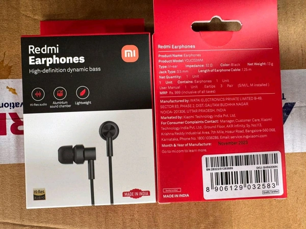 Redmi 3.5 jack handfree Best Quality 
