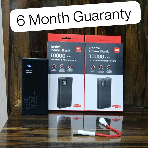 Redmi 10000MAH 22.5W Fast Charging Sports Power Bank 