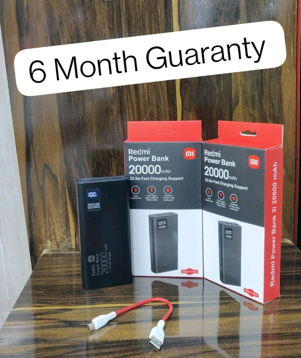 Redmi 20000MAH 22.5W Fast Charging Sports Power Bank 