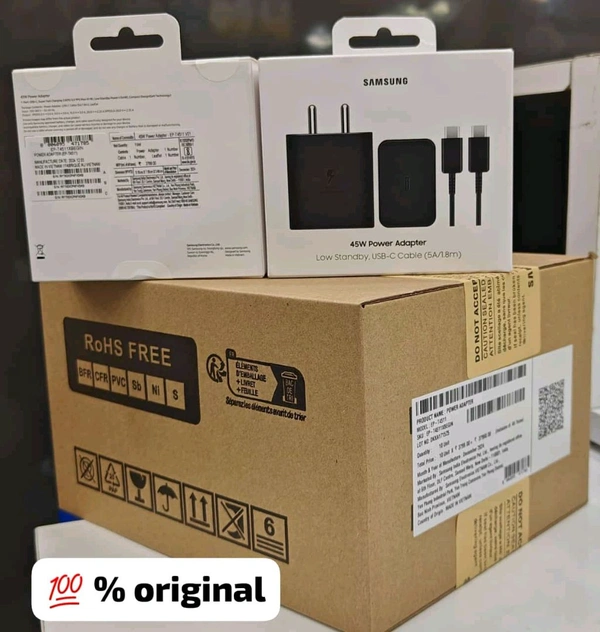 Samsung 45w 💯% Care Original Charger