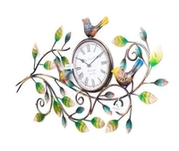 Tree Wall Art With Clock  - 28 X 16 Inches