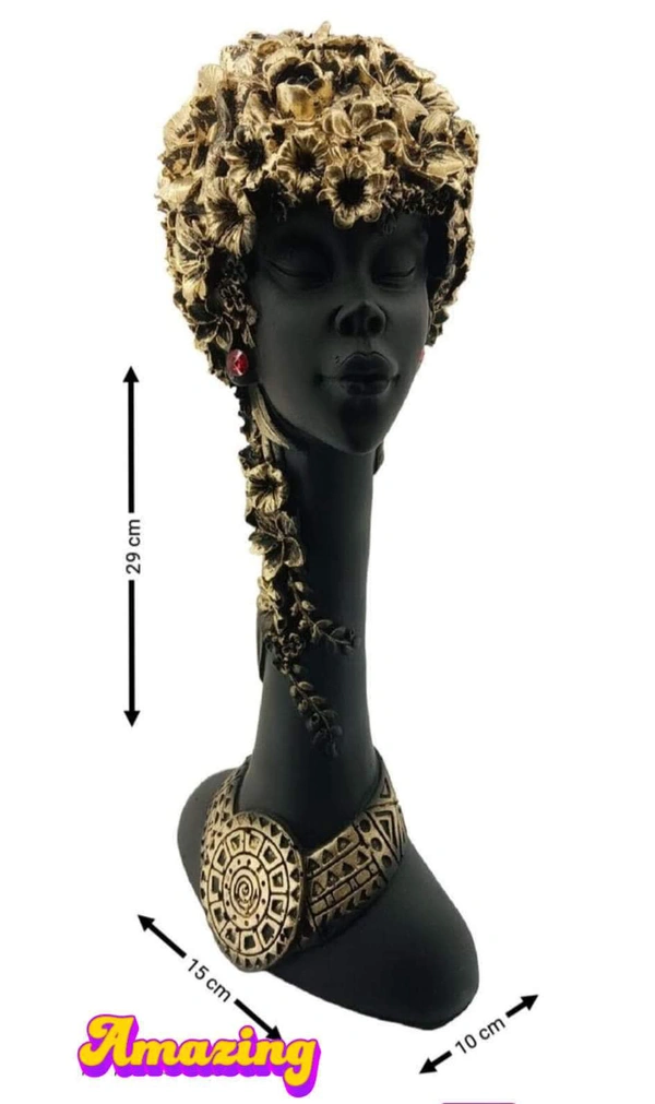 Lady Face Statue 02
