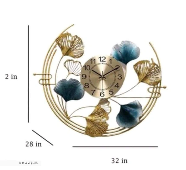 Wall Clock 54003 - 30 X 28 Inch