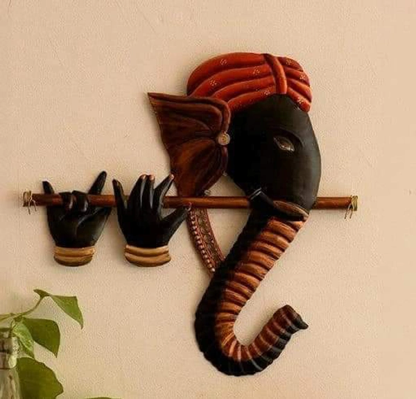Ganesh Bansuri  - 16 X 17" Inch