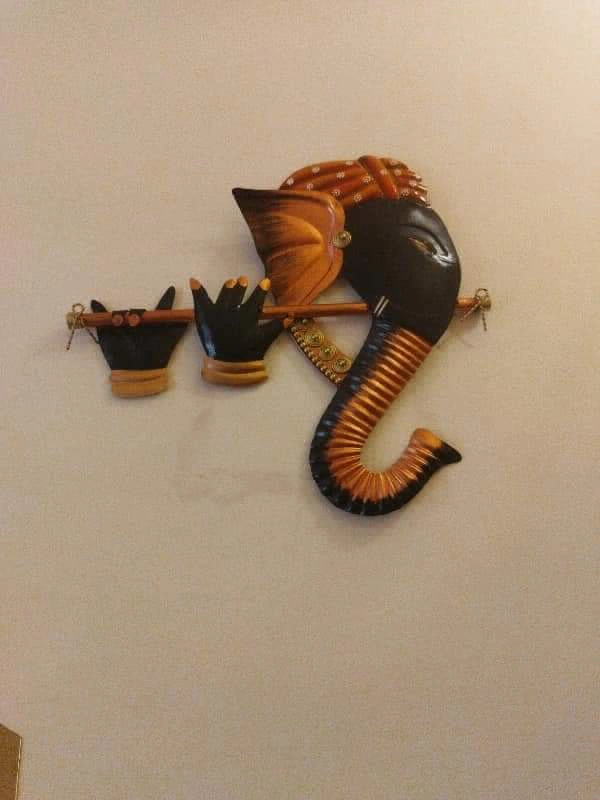 Ganesh Bansuri  - 16 X 17" Inch