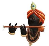 Krishna Bansuri Wallart  - 16 X 17" Inch