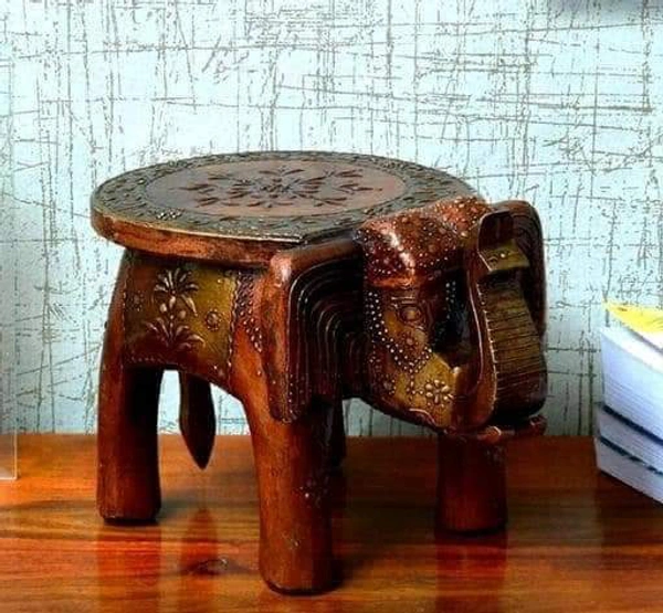 Elephant Stool  - 10 X 8" Inch