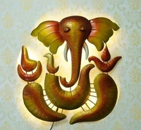 Wall Art Ganpati Bappa  - 24 X 28" Inch