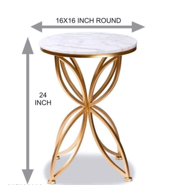 Side Table 06 - 14 X 20" Inch, White