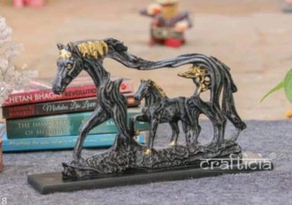 Showpiece Black Horse  - Mine Shaft