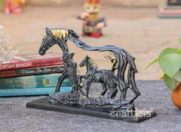 Showpiece Black Horse  - Mine Shaft