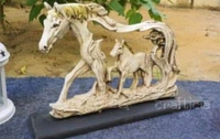 Showpiece Off-white Horse  - Mercury