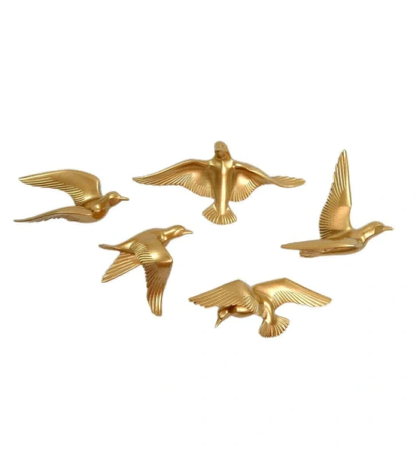 Bird's Set Of 5pc - Gold