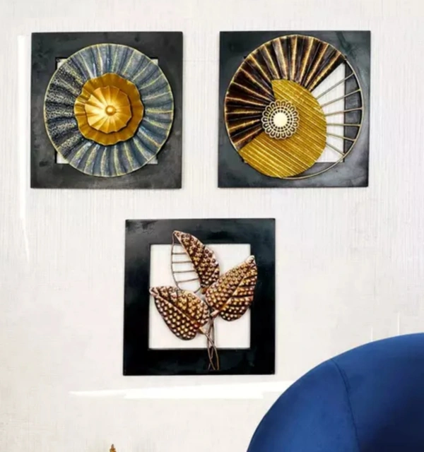Wall Art Frame 3pc Set - 12 X 12" Inch