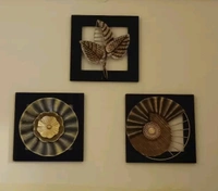 Wall Art Frame 3pc Set - 12 X 12" Inch