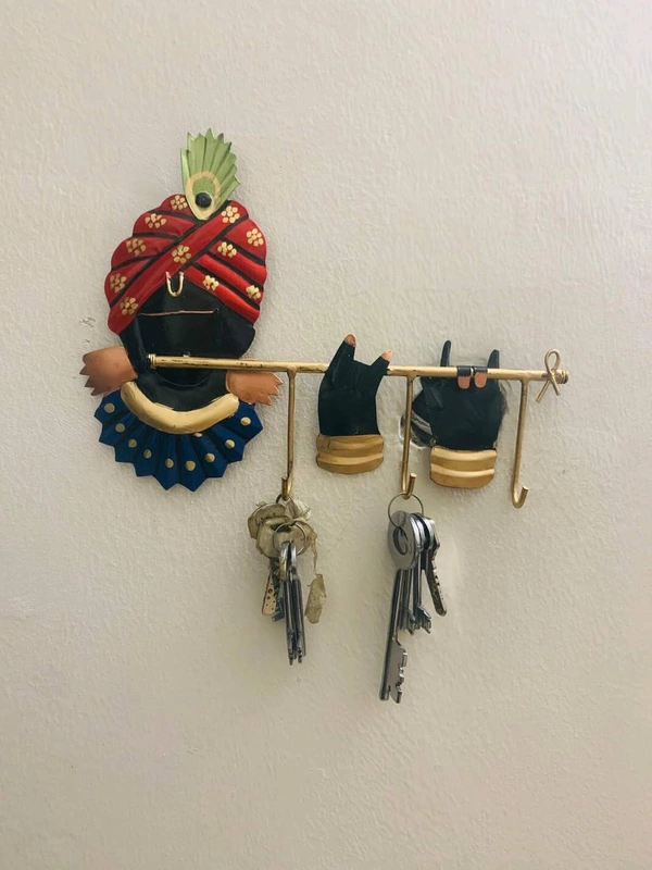 Krishna Key Holder 03 - Black