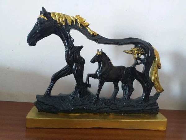 Showpiece Black Horse  - Mine Shaft