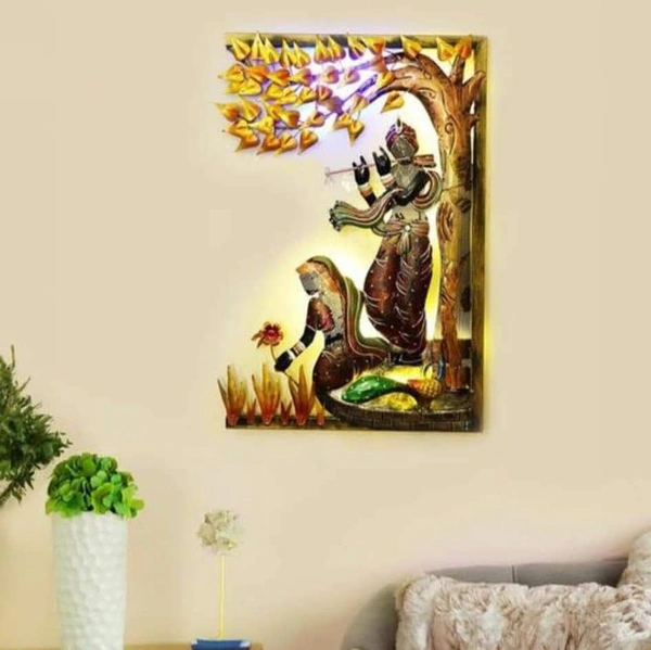 Radha Krishna Wall Art  - 22 X 31" Inches