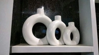 Showpiece Flower Pot  - White