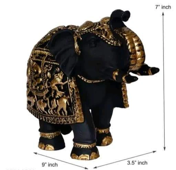 Showpiece Elephant  - 9 X 7" Inch