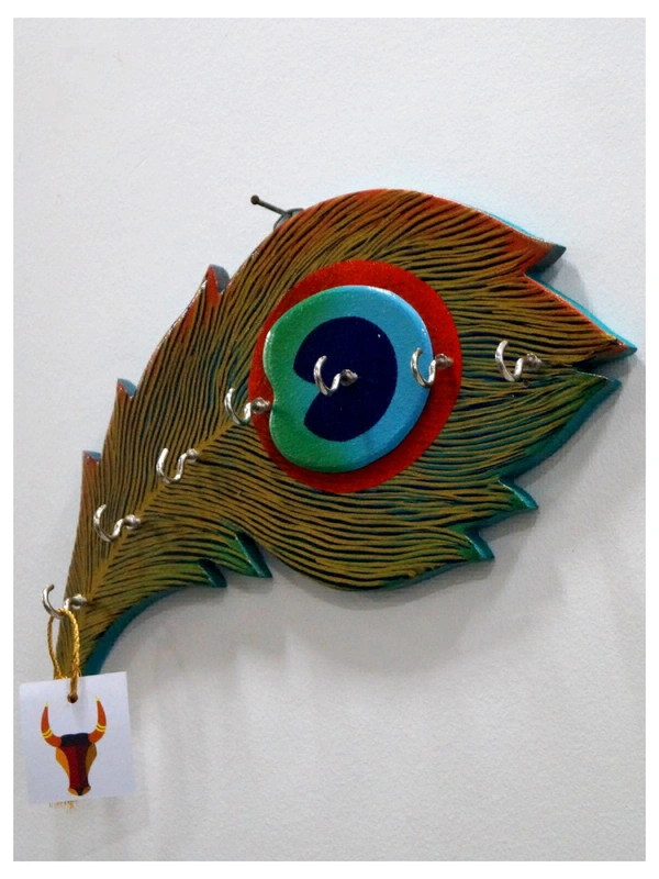 Peacock Feather Key 54026 - Size 12x0.5x07 Inches