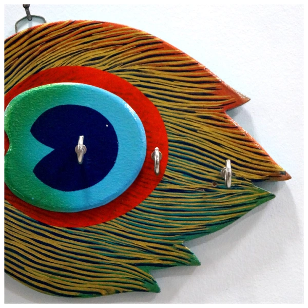Peacock Feather Key 54026 - Size 12x0.5x07 Inches