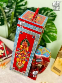Elephant Spirit Bottle Box - Size L4.5 W7 H13 Inches