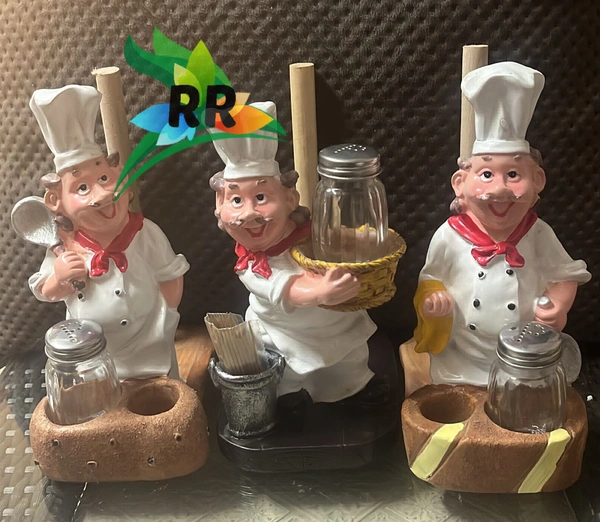 Chef Figurine Tissue Roll - 10 Inches