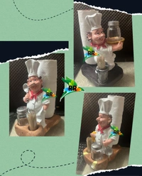 Chef Figurine Tissue Roll - 10 Inches