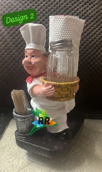 Chef Figurine Tissue Roll - 10 Inches