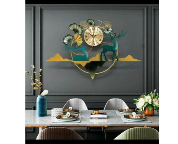 Modern Wall Art Clock  - 24x48 Inch