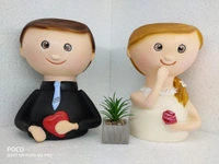  Sweet Girl And Boy Pots  - Size 10.5 Inch